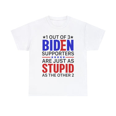 1 out of 3 Biden Supporters Stupid